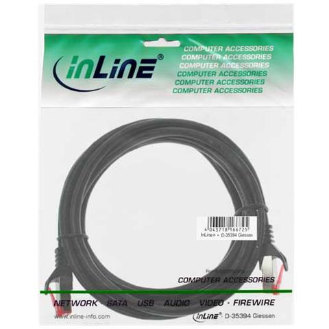 S / FTP Cat. 6 0.25m 0.25m Nero cavo di rete - Foto 1